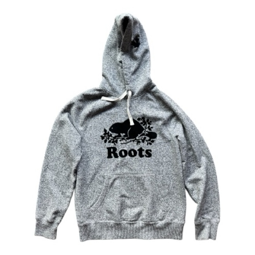 Roots Heather Grey Hoodie , size XS
